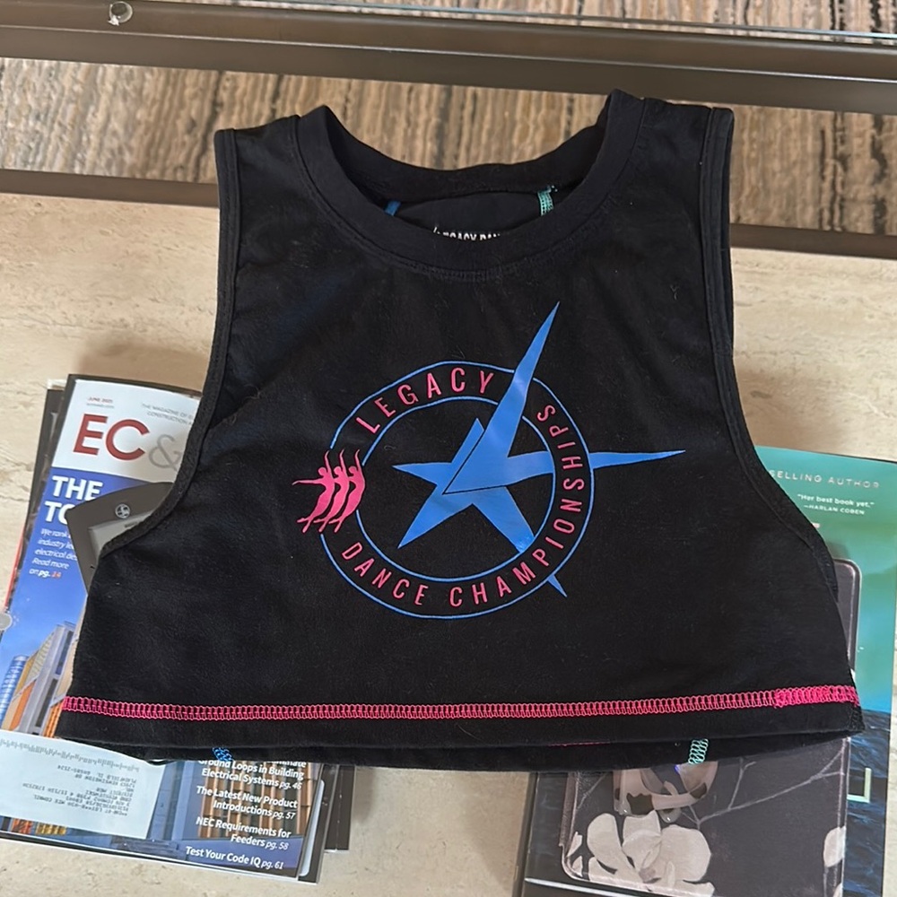 Legacy Black Dance Champion Kids Tank Top